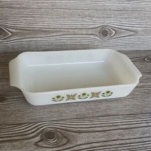 Anchor Hocking meadow vintage rectangle  pan